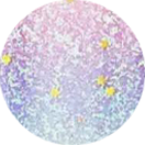 Faux Leather Backing Glitter Hearts & Rainbows 6.5x8 inches