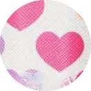 Faux Leather Backing Glitter Hearts & Rainbows 6.5x8 inches