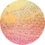 Faux Leather Backing  Lacey Lace 6.5x8 inches