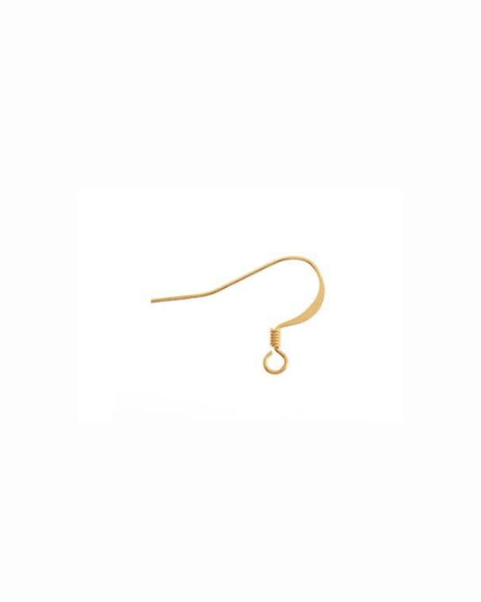 Fish Hook Earwire Slender 17mm