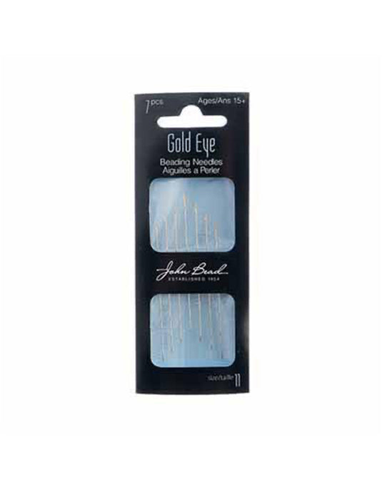 Gold Eye Beading Needle 7Pcs