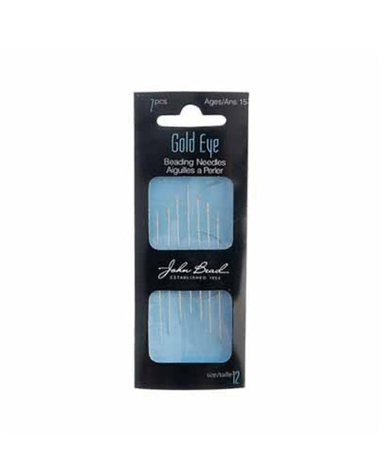 Gold Eye Beading Needle 7Pcs