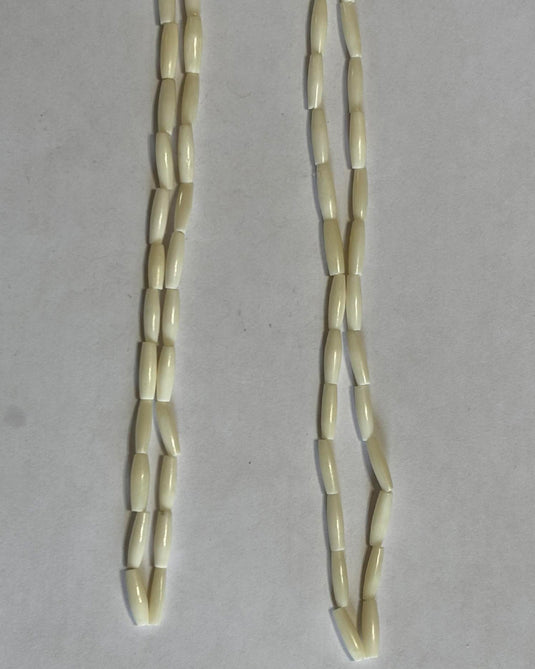 Hairpipe Bone Beads Thin 1/2"  25pcs