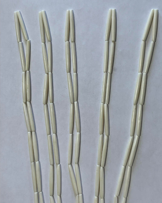 Hairpipe Bone Beads Thin 1.5"  25 pcs