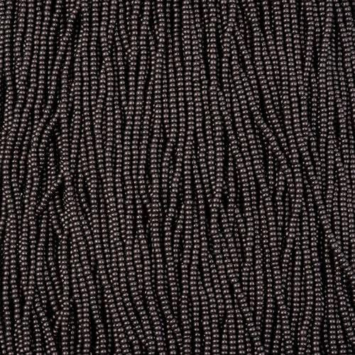 11/0 Czech Seed Beads 
Pearl Black Jet Terra
