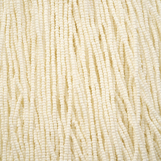 11/0 Czech Seed Beads 
Cream Opaque