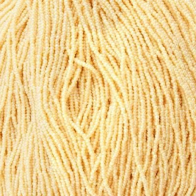 11/0 Czech Seed Beads 
Pearl Ivory Opaque