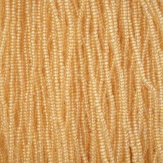 11/0 Czech Seed Beads 
Crystal Luster Beige