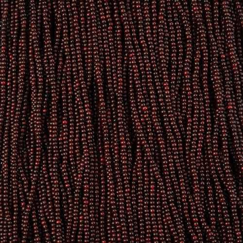 11/0 Czech Seed Beads 
Travertine on Red