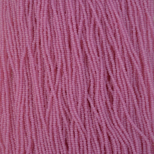 11/0 Czech Seed Beads 
Fuchsia Alabaster Solgel