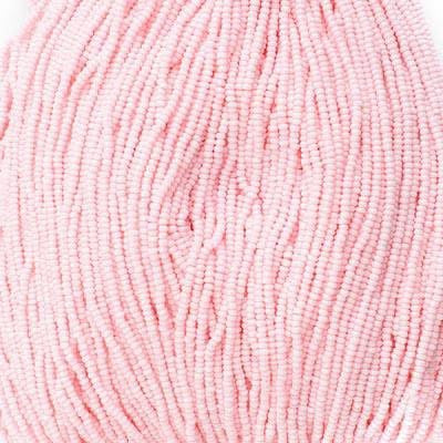 11/0 Czech Seed Beads 
Light Pink Solgel