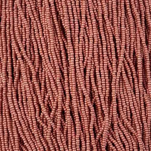 11/0 Czech Seed Beads 
Pink Flamingo Terra Metallic Matte