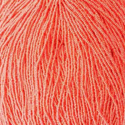 11/0 Czech Seed Beads 
Dark Orange Luster Opaque