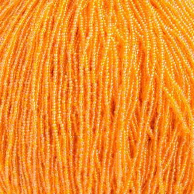 11/0 Czech Seed Beads 
Light Orange AB Transparent