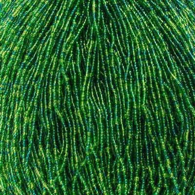 11/0 Czech Seed Beads 
Sea Green Mix Transparent