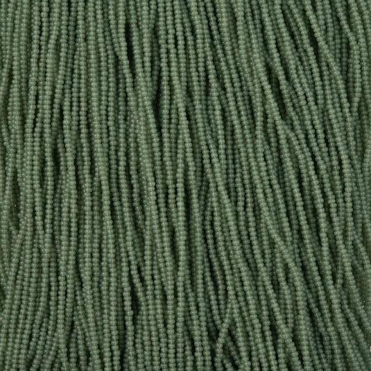 11/0 Czech Seed Beads 
Eucalyptus Alabaster Solgel