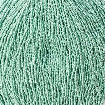 11/0 Czech Seed Beads 
Green Metallic