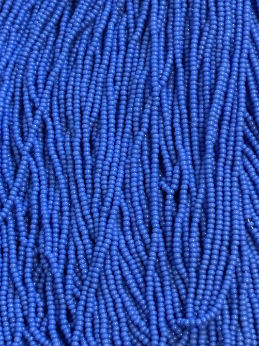 11/0 Czech Seed Beads 
Blue Opaque