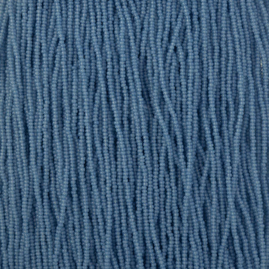 11/0 Czech Seed Beads 
Blue Alabaster Solgel