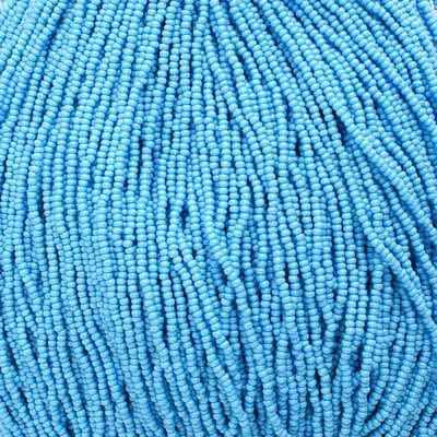 11/0 Czech Seed Beads 
Turquoise Blue Opaque