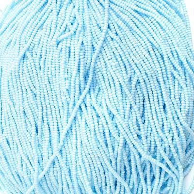 11/0 Czech Seed Beads 
Light Blue Solgel