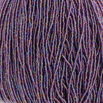 11/0 Czech Seed Beads 
Mauve AB Transparent