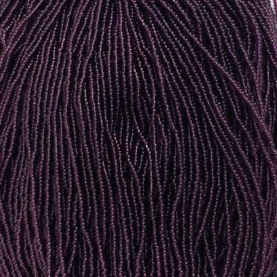 11/0 Czech Seed Beads 
Amethyst Transparent