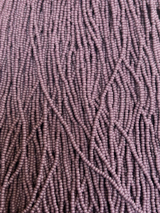 11/0 Czech Seed Beads 
Purple AB Opaque
