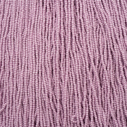 11/0 Czech Seed Beads 
Pearl Lilac Chalk Luster Terra
