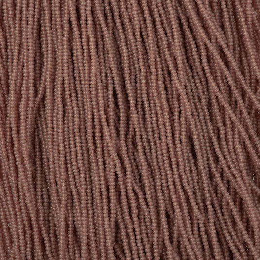 11/0 Czech Seed Beads 
Medium Brown Alabaster Solgel