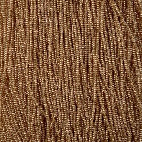 11/0 Czech Seed Beads 
Brown Crystal Luster