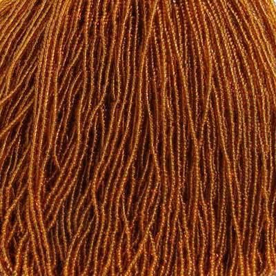 11/0 Czech Seed Beads 
Topaz Transparent