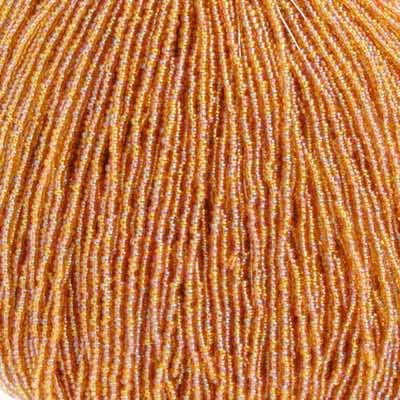 11/0 Czech Seed Beads 
Topaz AB Transparent