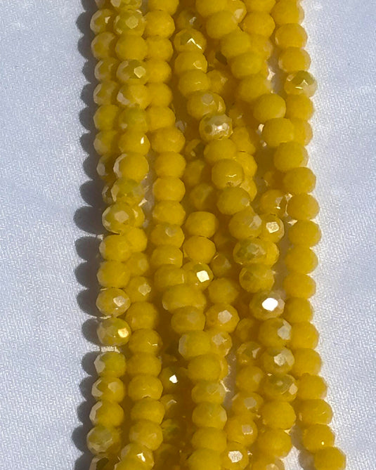 Rhondelle Glass Beads 4mm