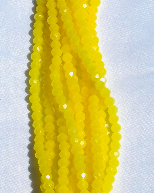 Rhondelle Glass Beads 4mm