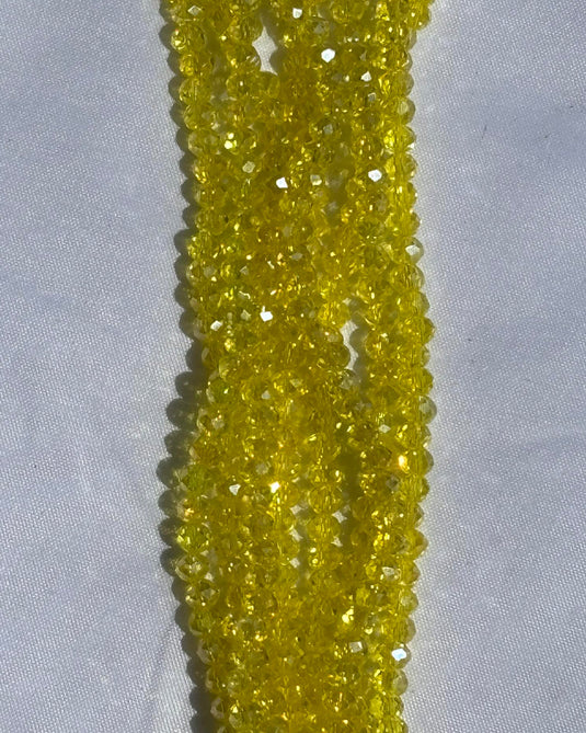 Rhondelle Glass Beads 4mm