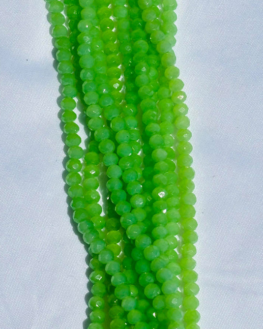 Rhondelle Glass Beads 4mm