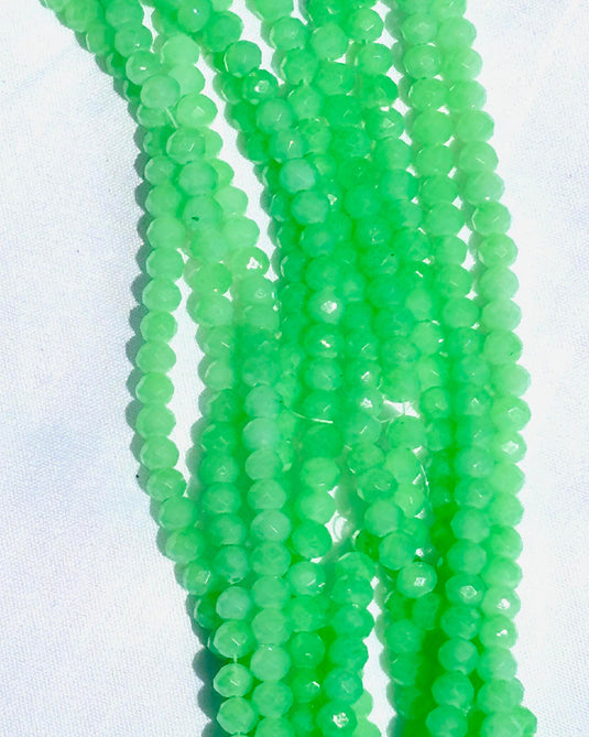 Rhondelle Glass Beads 4mm
