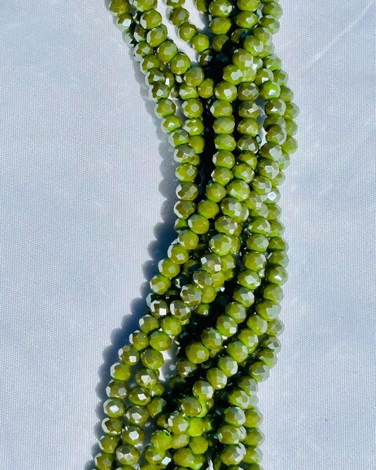 Rhondelle Glass Beads 4mm