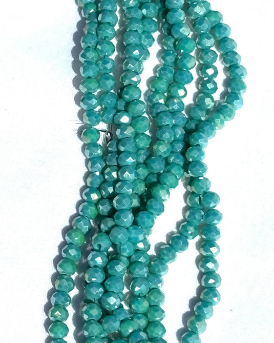 Rhondelle Glass Beads 4mm