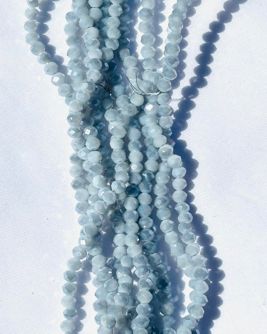 Rhondelle Glass Beads 4mm