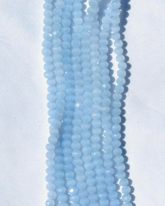 Rhondelle Glass Beads 4mm