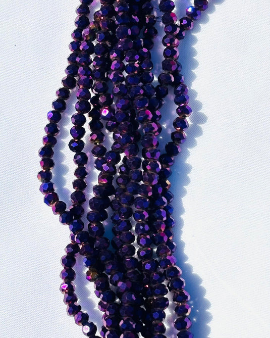 Rhondelle Glass Beads 4mm