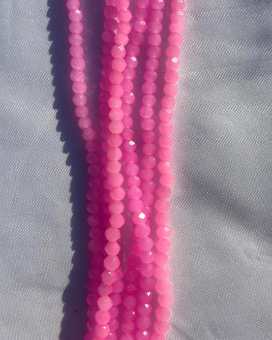 Rhondelle Glass Beads 4mm