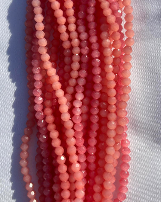 Rhondelle Glass Beads 4mm