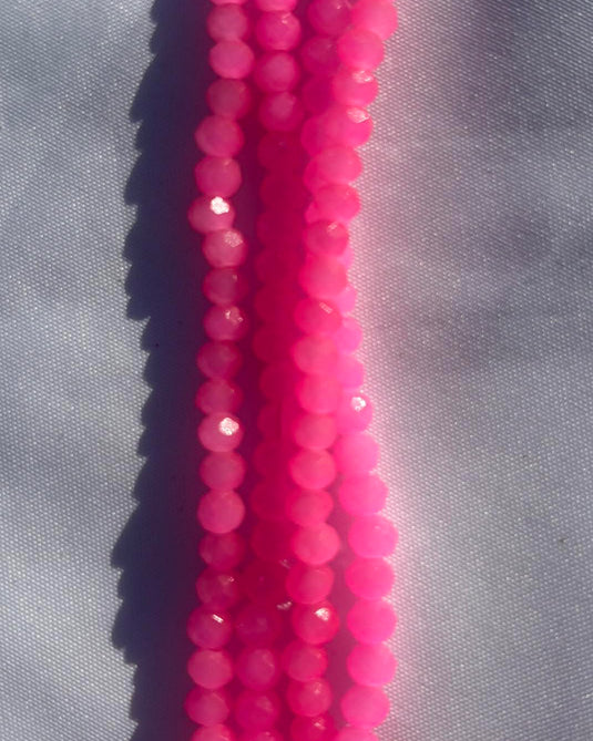 Rhondelle Glass Beads 4mm