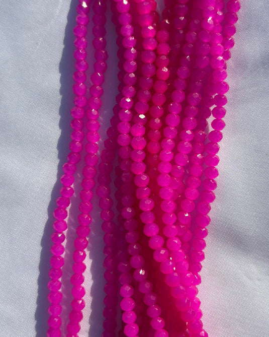Rhondelle Glass Beads 4mm