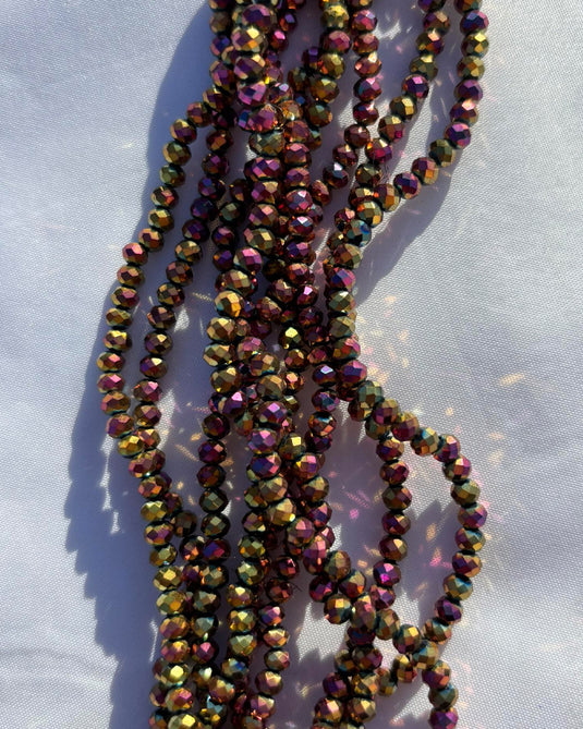 Rhondelle Glass Beads 4mm