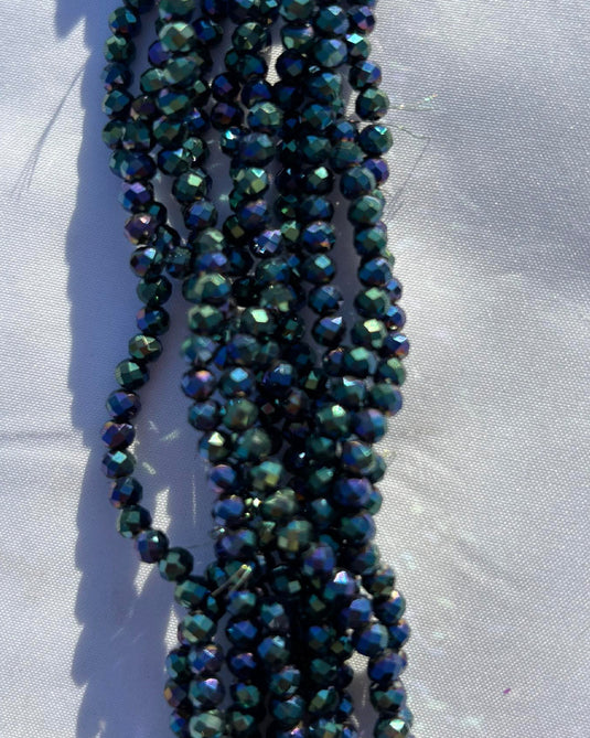 Rhondelle Glass Beads 4mm