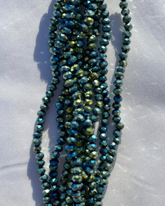 Rhondelle Glass Beads 4mm